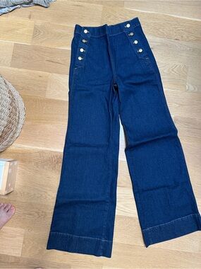 J.CREW Sailor wide leg jeans